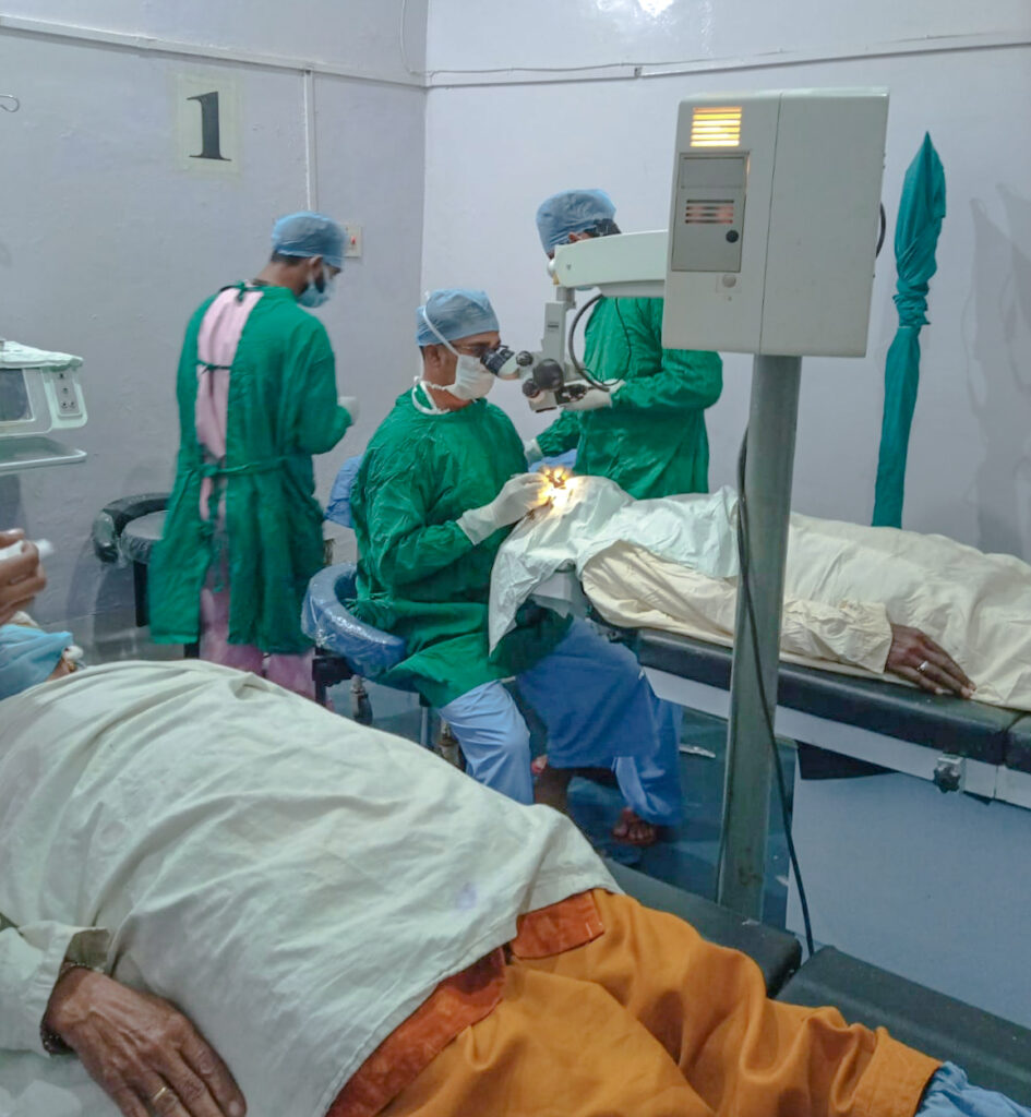 Surgeon Performing Surgery
